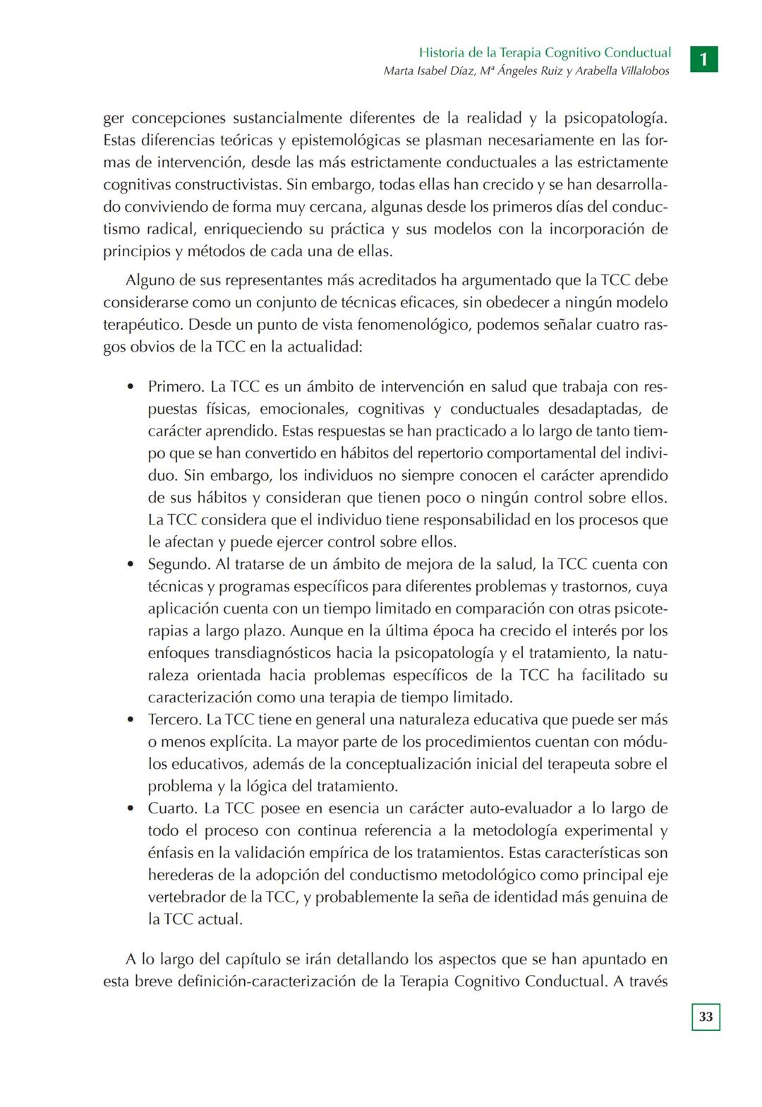 Manual de Técnicas de Intervención
Cognitivo Conductuales
Mª ÁNGELES RUIZ FERNÁNDEZ
MARTA ISABEL DÍAZ GARCÍA
ARABELLA VILLALOBOS CRESPO
UN