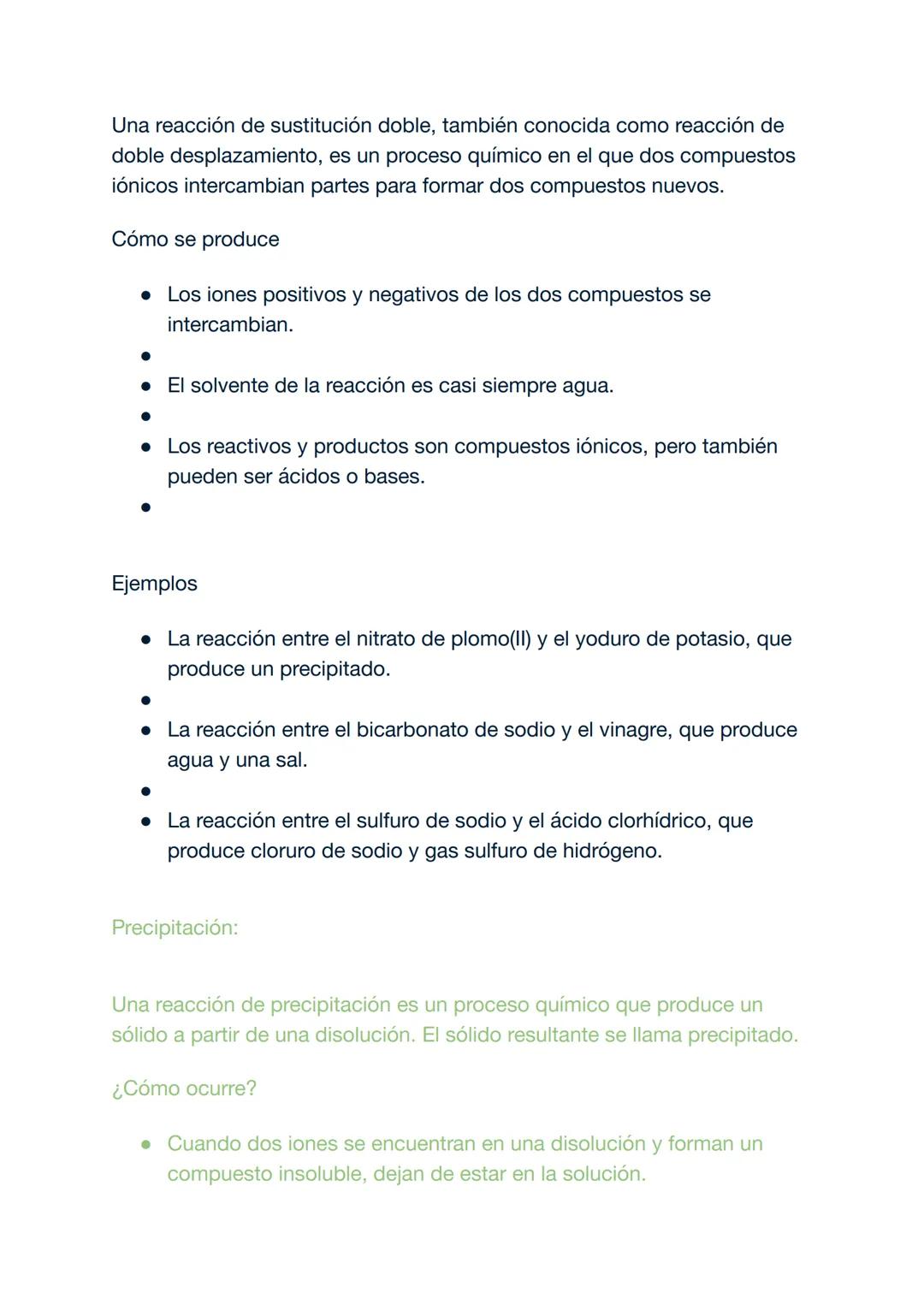 REACCIONES QUÍMICAS
Síntesis:
Una reacción química de síntesis es un proceso en el que se combinan
dos o más sustancias para formar una sus