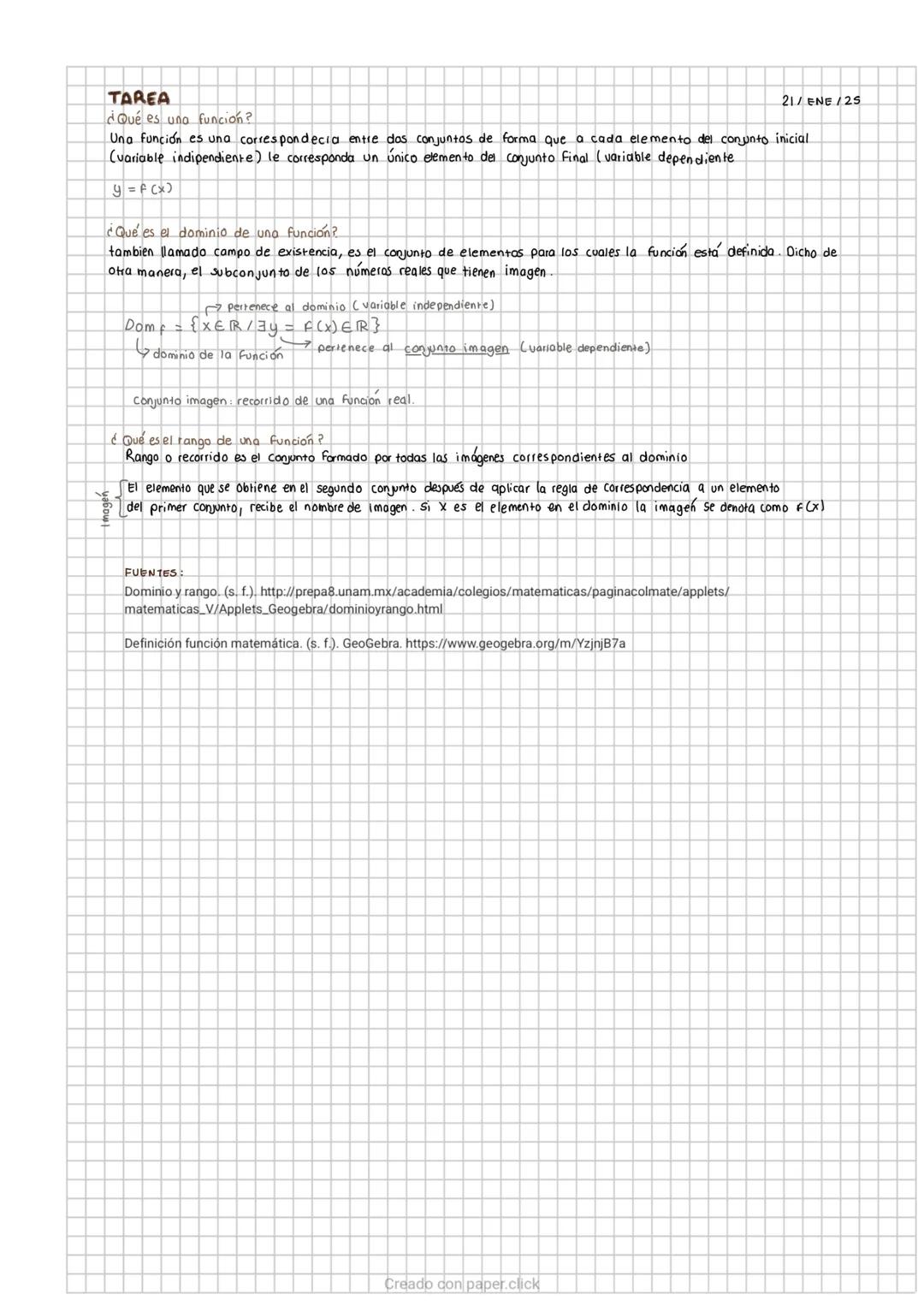 FUNCIONES (matemáticas)