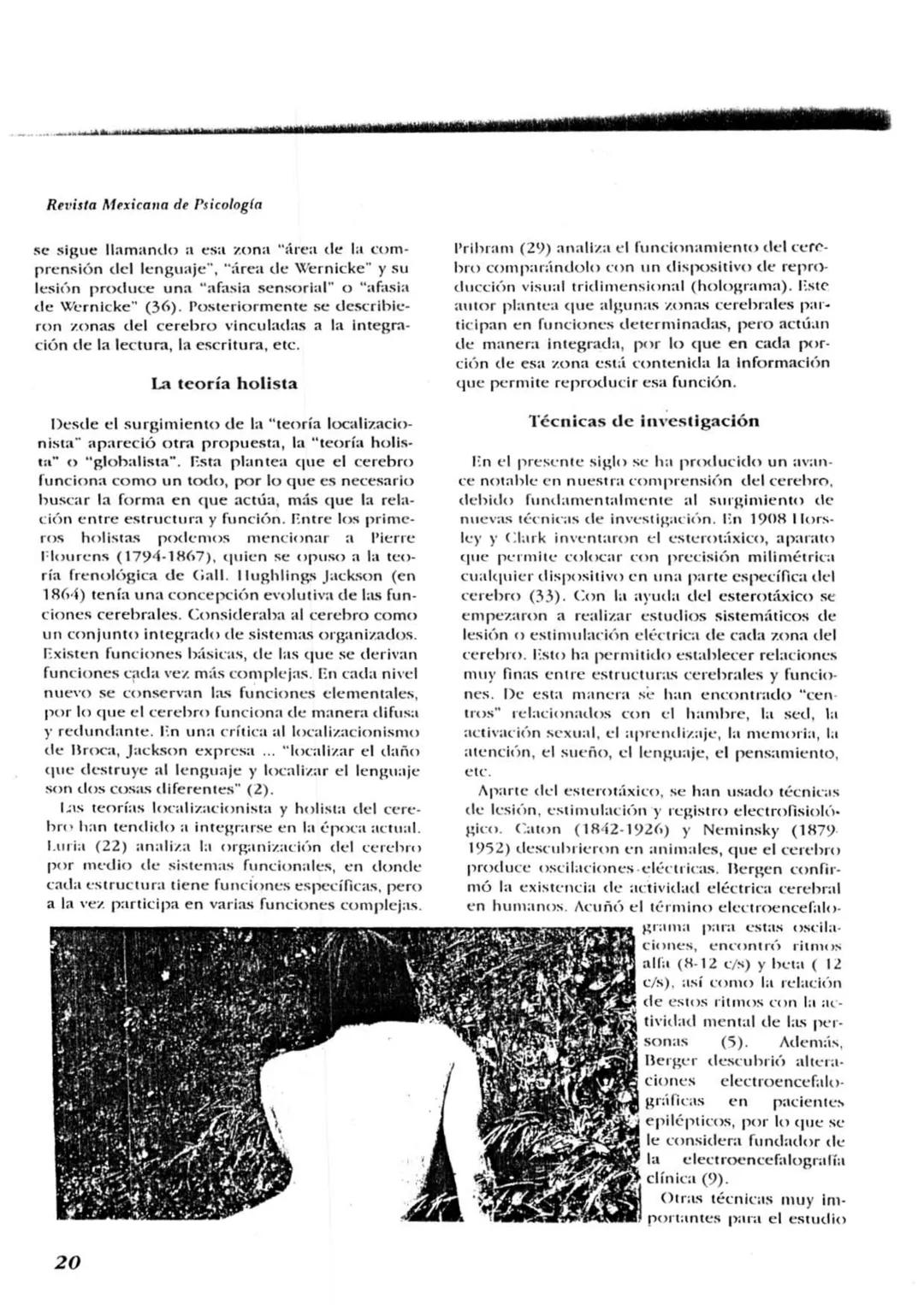 # HISTORIA DEL ESTUDIO
DEL CEREBRO
Pablo Valdez, Arnoldo Téllez
Laboratorio de Psicofisiología
Facultad de Psicología
UAdeNL
"Si nuestro s