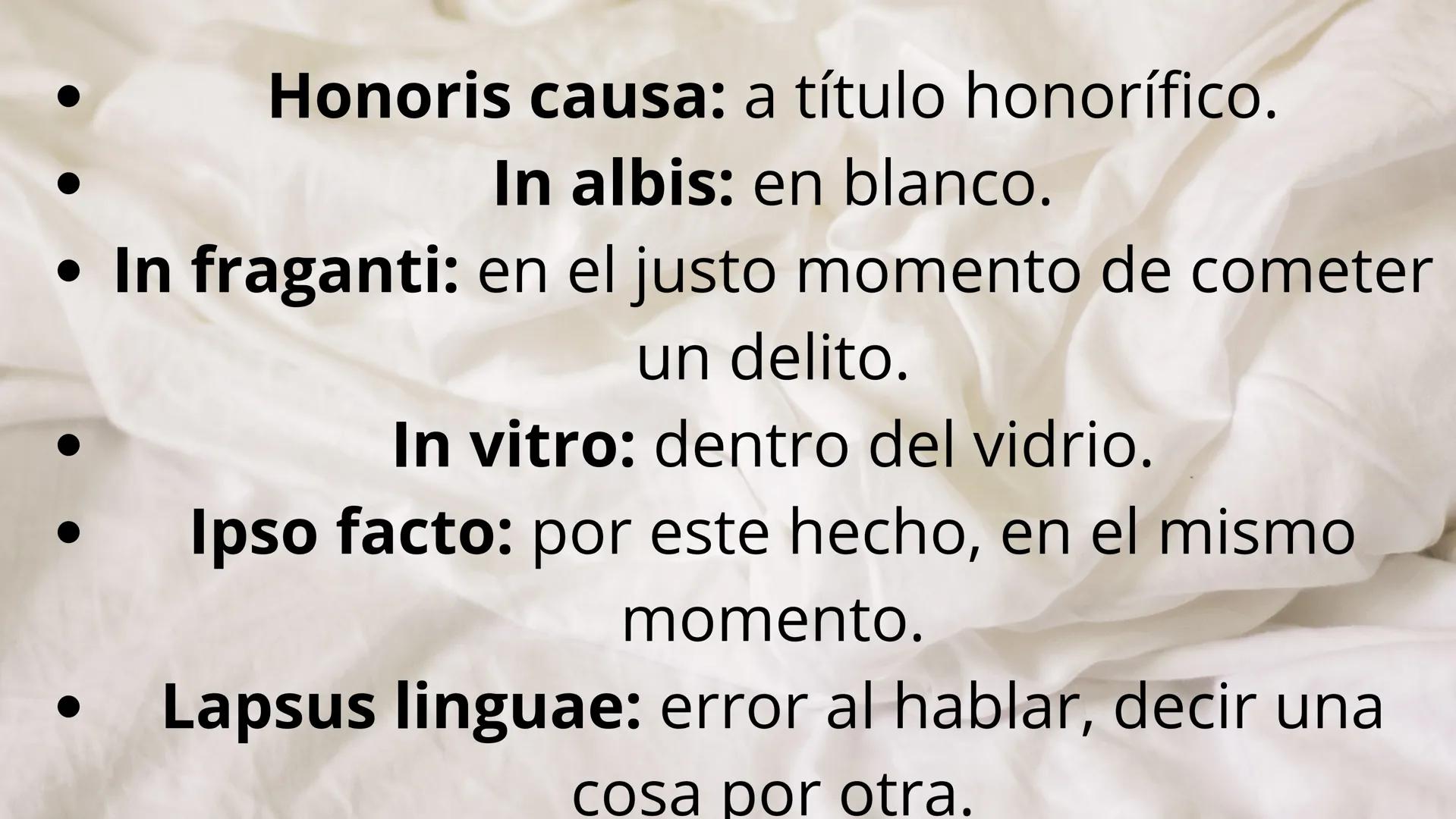 # Locuciones latinas
VIRGILIO
LA ENEIDA # Locuciones latinas
EXPRESIONES PROVENIENTES DEL LATÍN
Adaptadas
Currículo
Cuórum
Ecétera
Crud