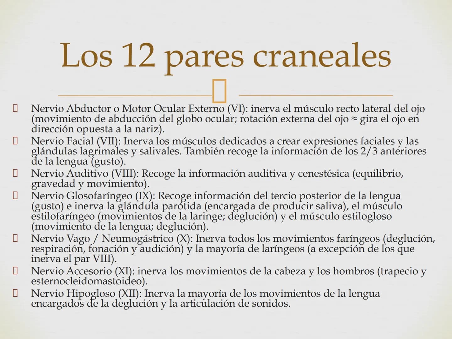 # SISTEMA NERVIOSO
Cerebro
Sistema nervioso
Médula espinal
Tronco cerebral
Nervios cervicales
Nervios torácicos
Nervio radial
Nervios lum