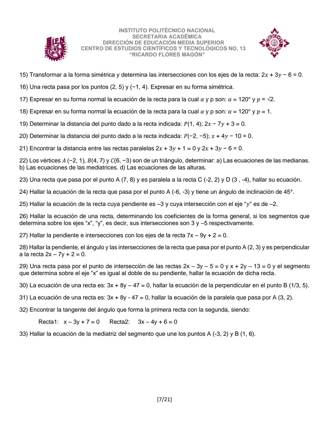 INSTITUTO POLITÉCNICO NACIONAL
SECRETARIA ACADÉMICA
DIRECCIÓN DE EDUCACION MEDIA SUPERIOR
CENTRO DE ESTUDIOS CIENTÍFICOS Y TECNOLÓGICOS No.