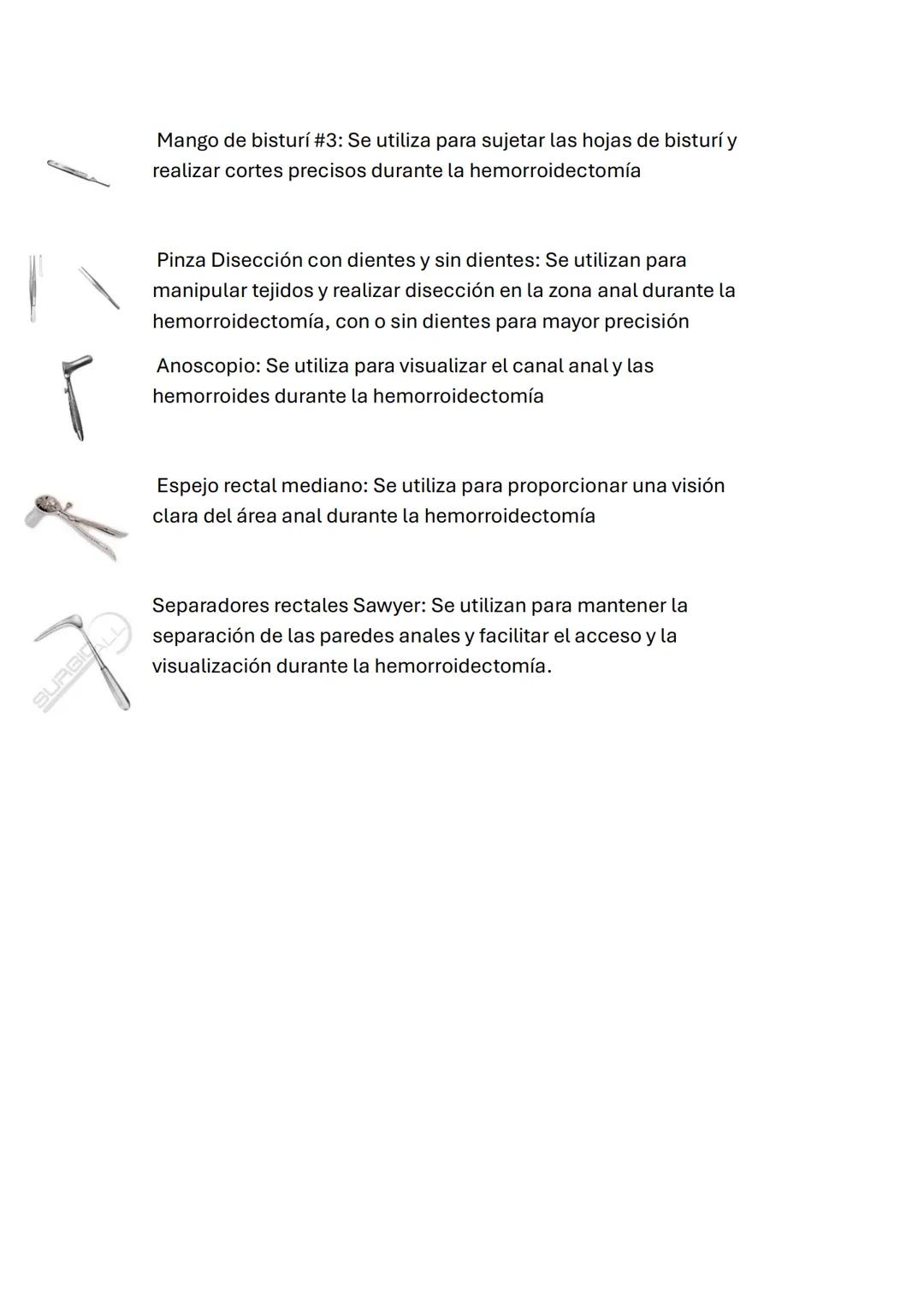 1.CHAROLA DE CIRUGÍA MENOR (ARTROSCIPIA)
1 Pinza de Anillos
Pinza de Anillos: Utilizada para sostener y manipular pequeños
objetos durante