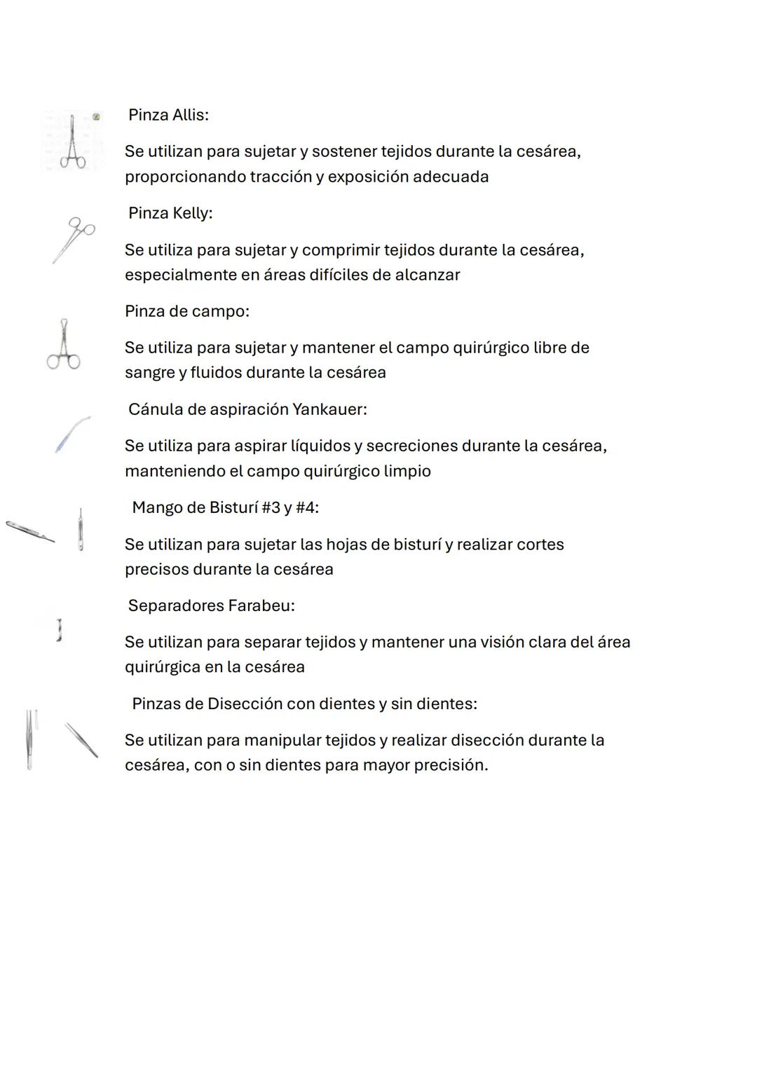 1.CHAROLA DE CIRUGÍA MENOR (ARTROSCIPIA)
1 Pinza de Anillos
Pinza de Anillos: Utilizada para sostener y manipular pequeños
objetos durante