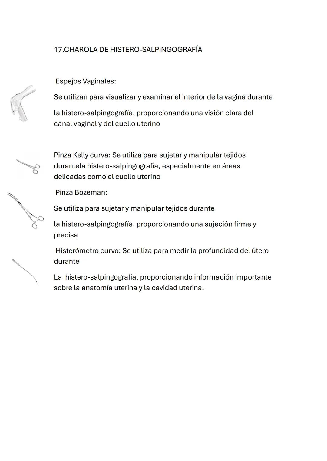 1.CHAROLA DE CIRUGÍA MENOR (ARTROSCIPIA)
1 Pinza de Anillos
Pinza de Anillos: Utilizada para sostener y manipular pequeños
objetos durante