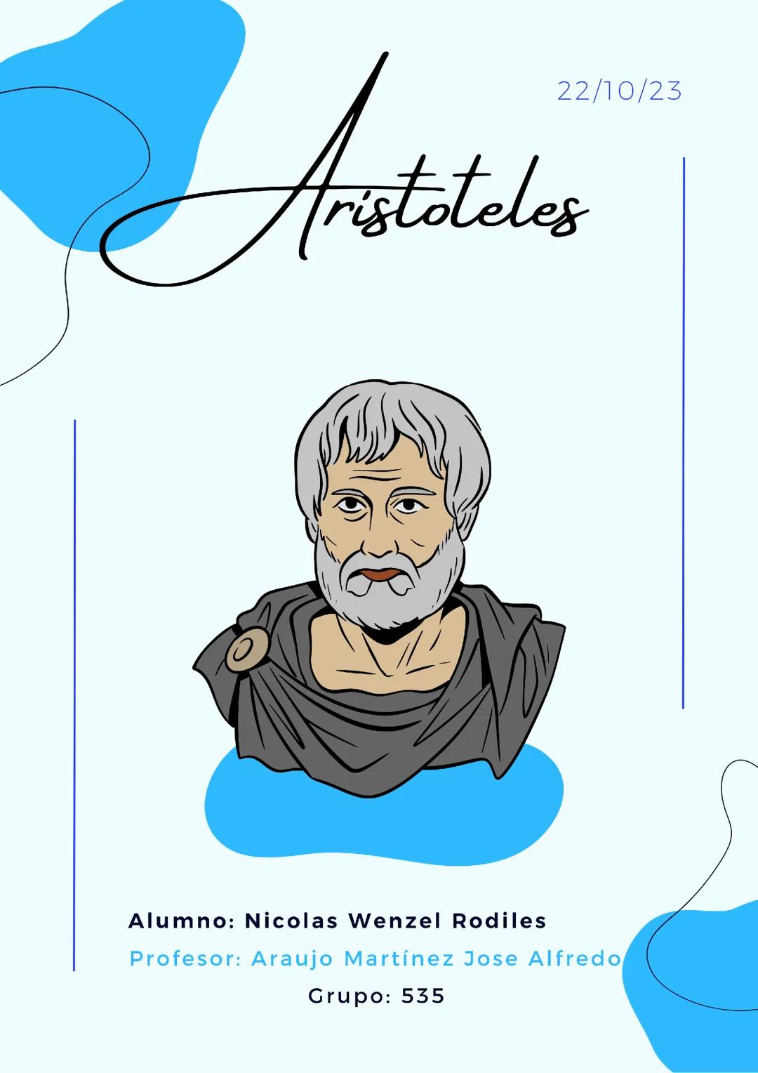 Aristóteles aportaciones