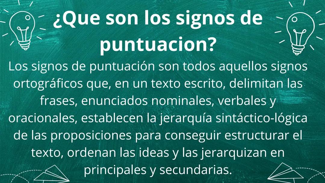 Guía de los signos de puntuación
