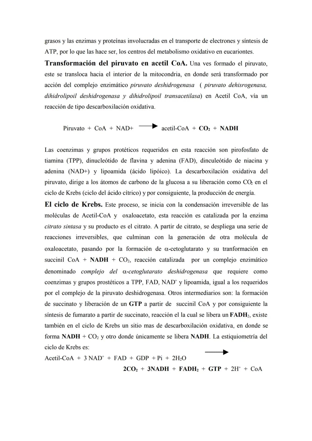 # METABOLISMO DE CARBOHIDRATOS
La necesidad de un aporte constante de energía a la célula se debe a que ella lo requiere
para realizar vari