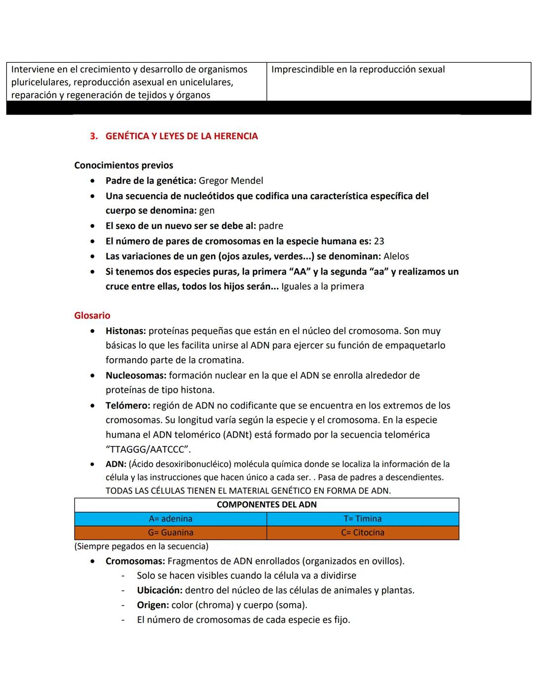 # 1. EL CICLO CELULAR
Repaso Examen 2 Biología
Conocimientos Previos
* Las células del cuerpo humano se reproducen por este(os) proceso