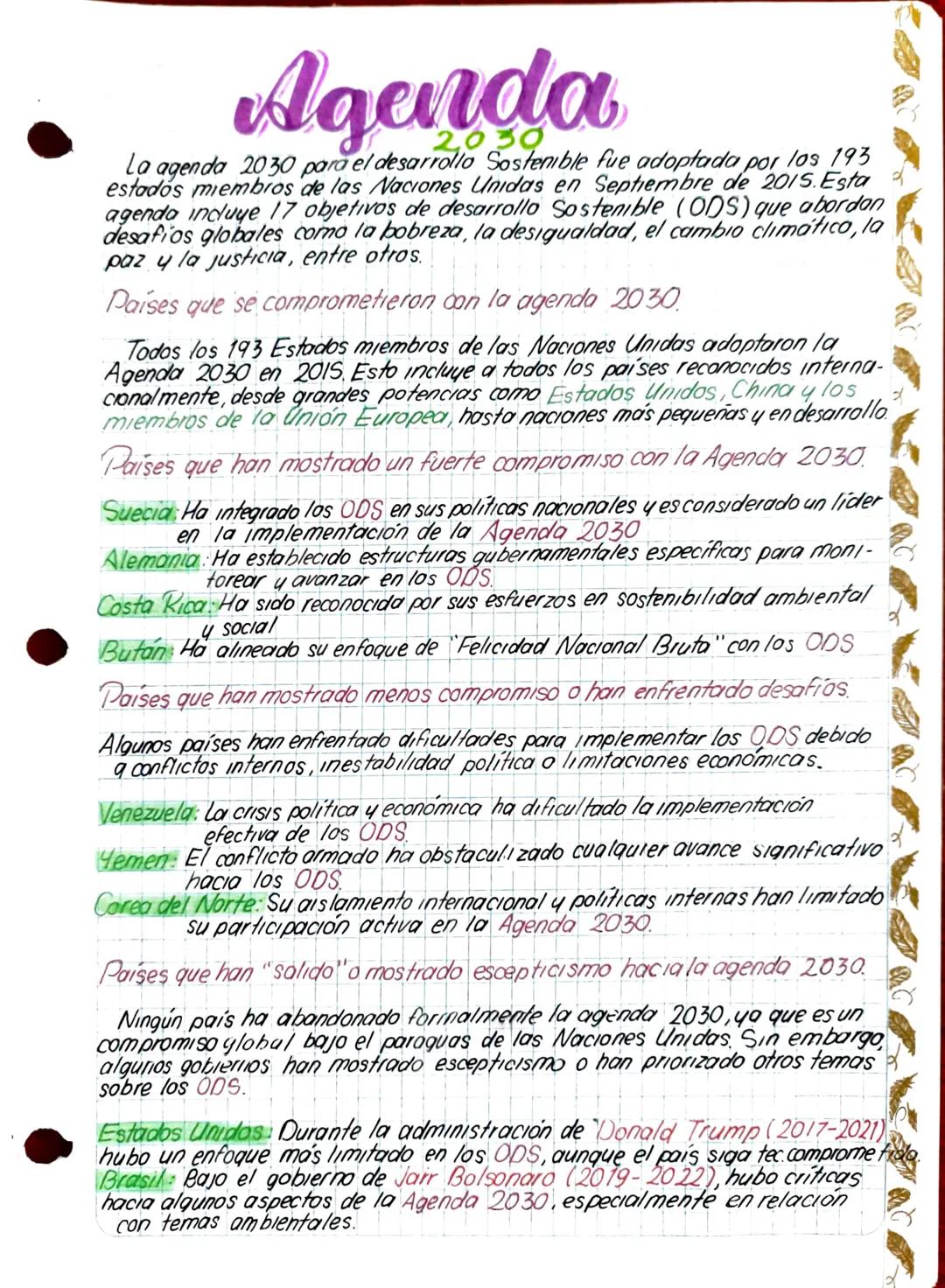 # Agenda
La agenda 2030 para el desarrolla Sostenible fue adoptada por los 193
estados miembros de las Naciones Unidas en Septiembre de 201