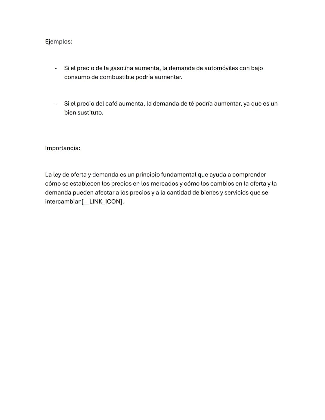 La ley de oferta y demanda es un principio fundamental en economía que explica la
relación entre la cantidad de un bien o servicio que los p