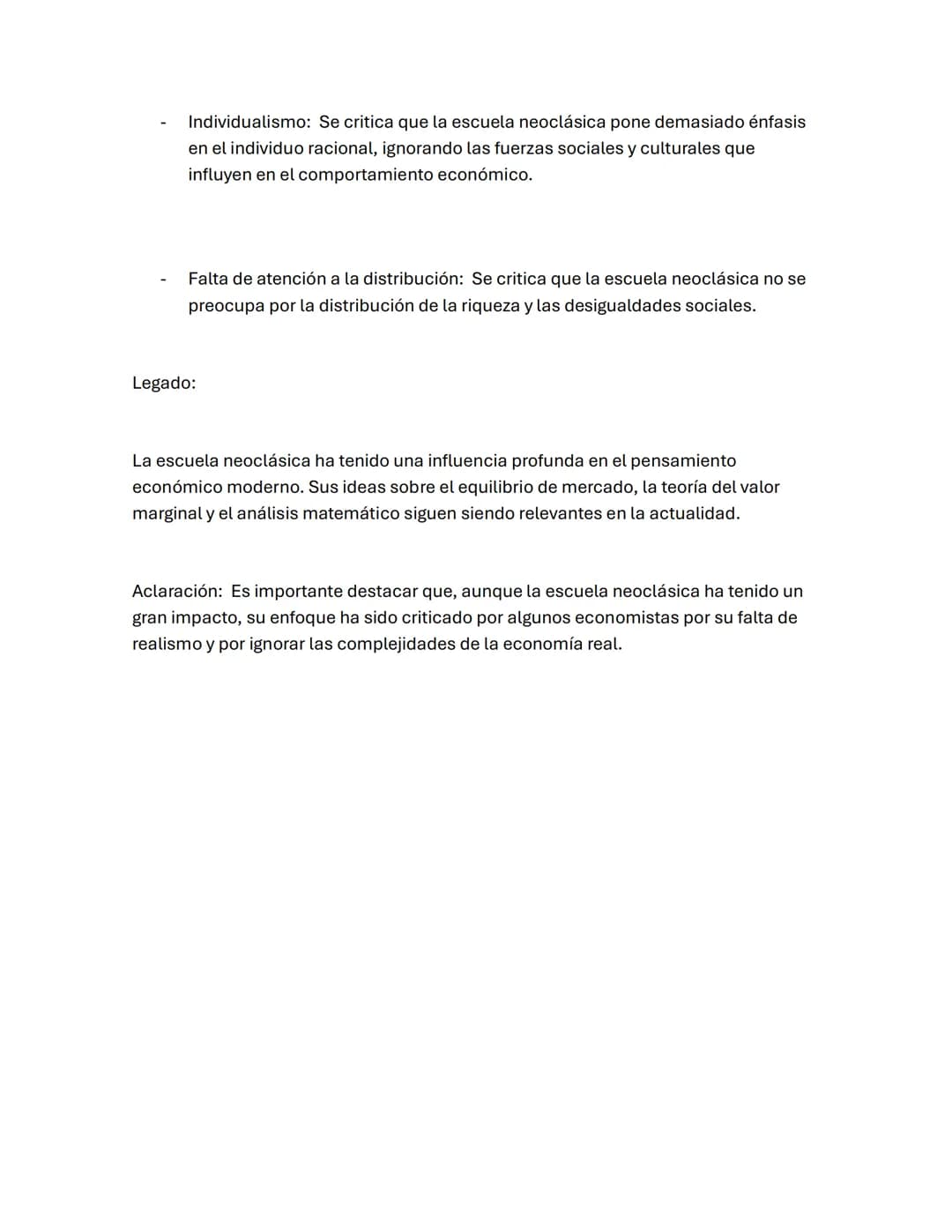 La Escuela Neoclásica de Economía surgió a finales del siglo XIX como una reacción
al enfoque histórico y social de la Escuela Clásica.
Pri