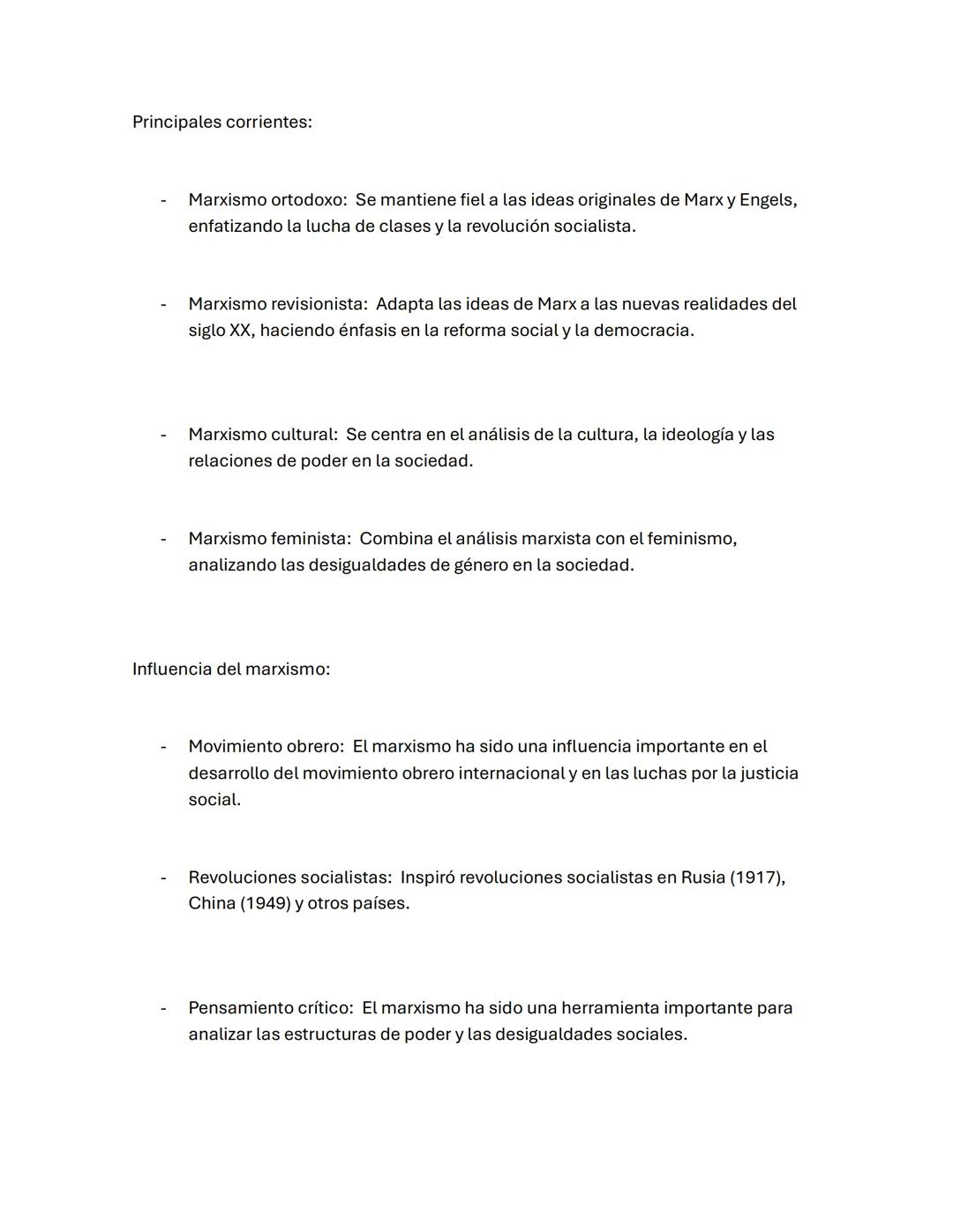 La Escuela Marxista, también conocida como el Marxismo, es una corriente de
pensamiento social, político y económico que se basa en las idea