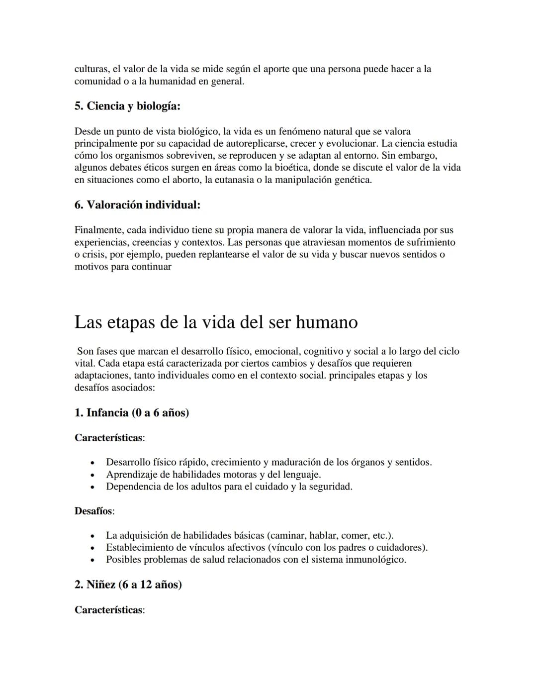 # DESARROLLO HUMΑΝΟ ΤΕΜΑ #1
La valoración de la vida
Es un concepto amplio que se refiere a la importancia y el sentido que le damos a nue