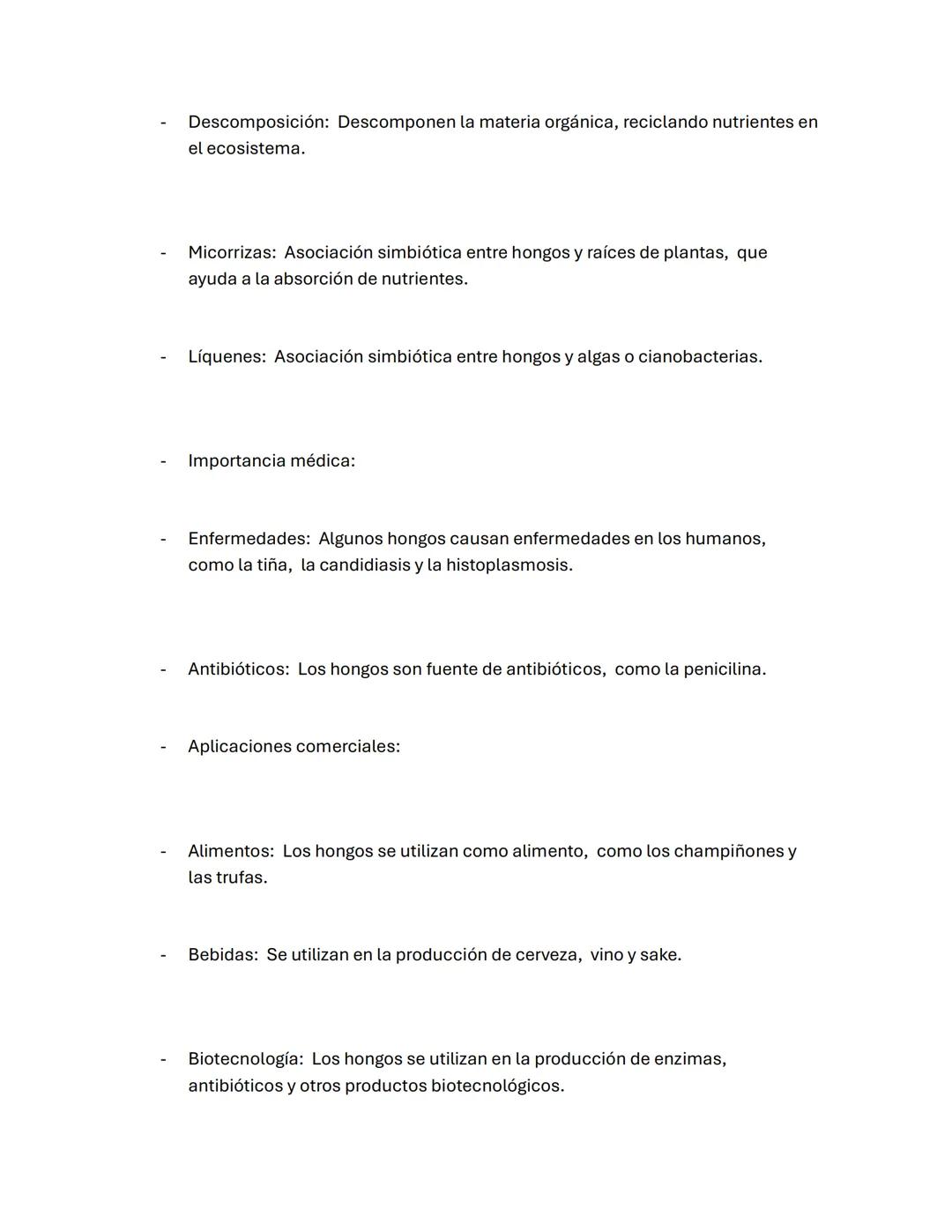 El reino Fungi es un grupo diverso de organismos eucariotas, que se caracterizan por
ser heterótrofos, es decir, obtienen su alimento de otr