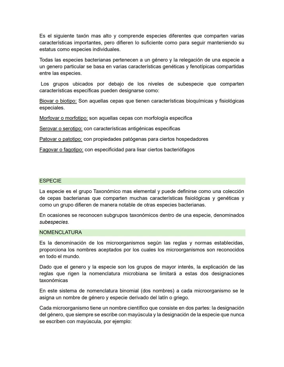 # MICROBIOLOGIA GENEREAL
## TAXONOMIA MICROBIANA
La taxonomía es un área de la ciencia biológica que comprende tres disciplinas que son: