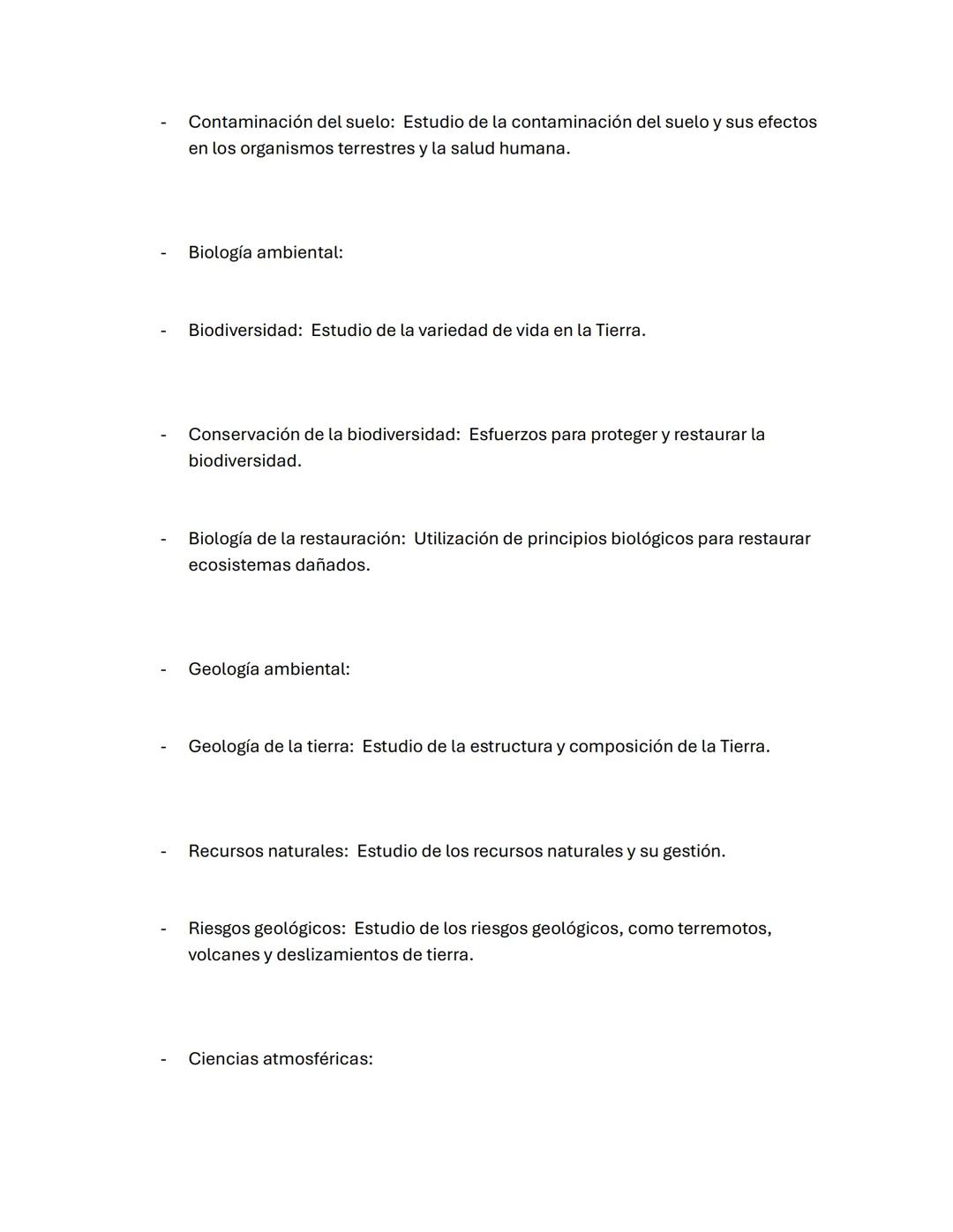 Las ciencias ambientales son un campo interdisciplinario que estudia las
interacciones entre los organismos vivos y su entorno físico. Se en
