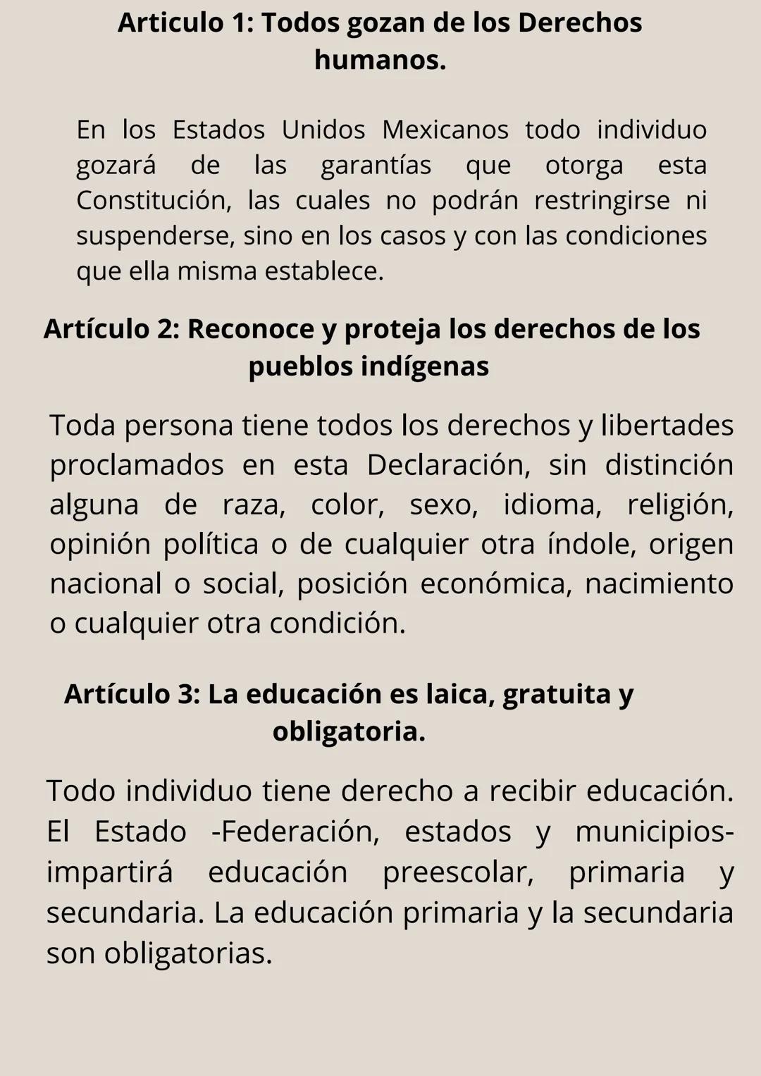 # Constitución
# POLITICA
DE LOS
ESTADOS UNIDOS MEXICANOS Articulo 1: Todos gozan de los Derechos
humanos.
En los Estados Unidos Mexicano