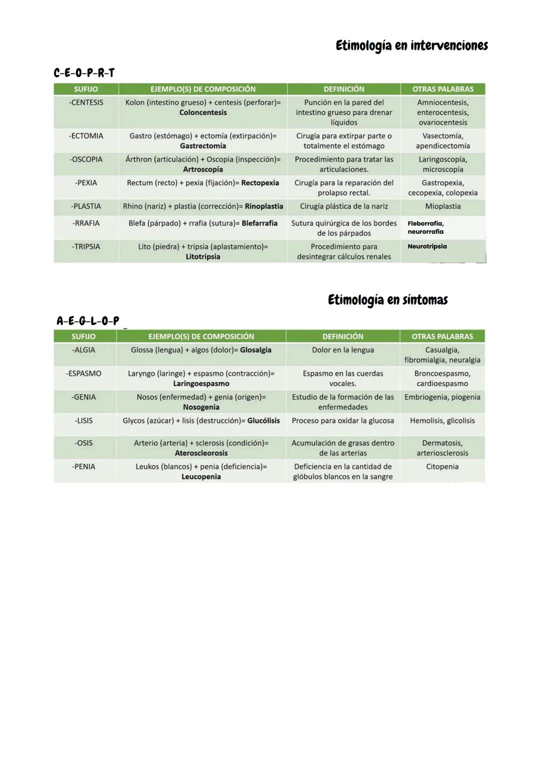 # UNIDAD 1
# ETIMOLOGIAS
Terminologias básicas en las ciencias de la salud
Bases para ciencias de la salud
Estudio de las palabras que expli