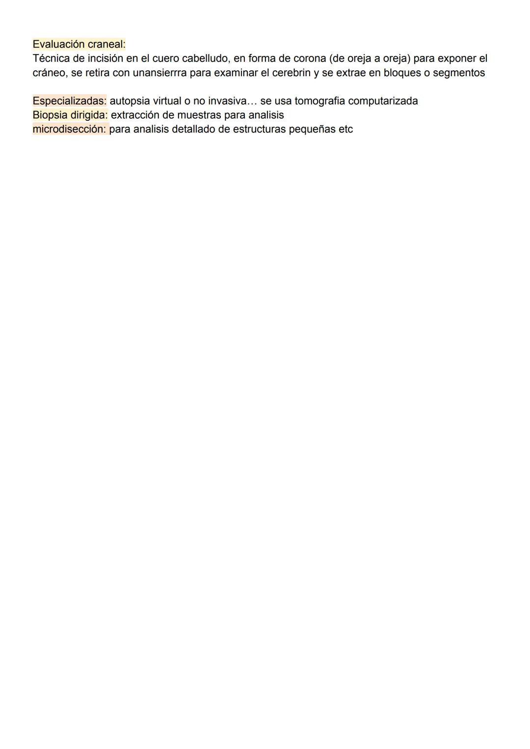 # Autopsia
Autopsia: exploración de un cadáver para saber la causa de muerte, cambios patológicos y otras
condiciones asociadas
Necropsia:
