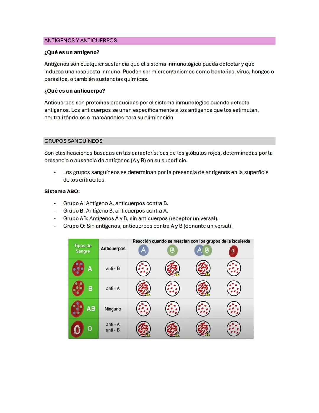 # GUÍA DE ESTUDIO: LA SANGRE Y SUS
# COMPONENTES
1. ¿Qué es la sangre y cuáles son sus características?
La sangre es un líquido viscoso q