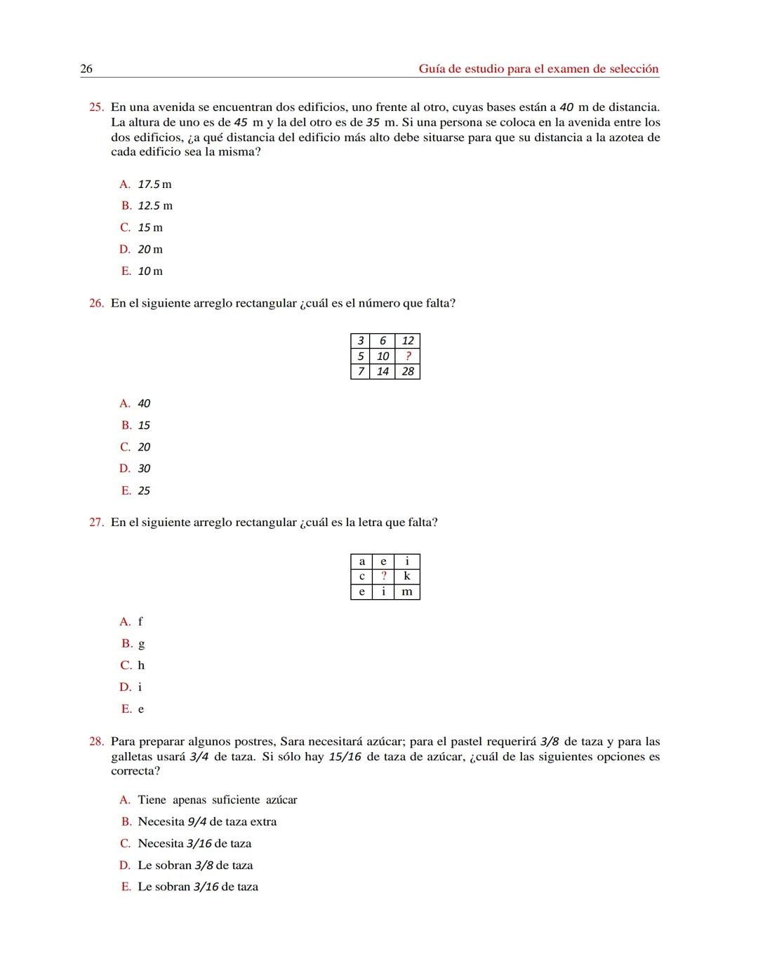 Guía de estudio
para el examen
de selección
División de Ciencias Básicas e Ingeniería
uam
Colección Guías de Estudio # Prólogo
Esta guía s