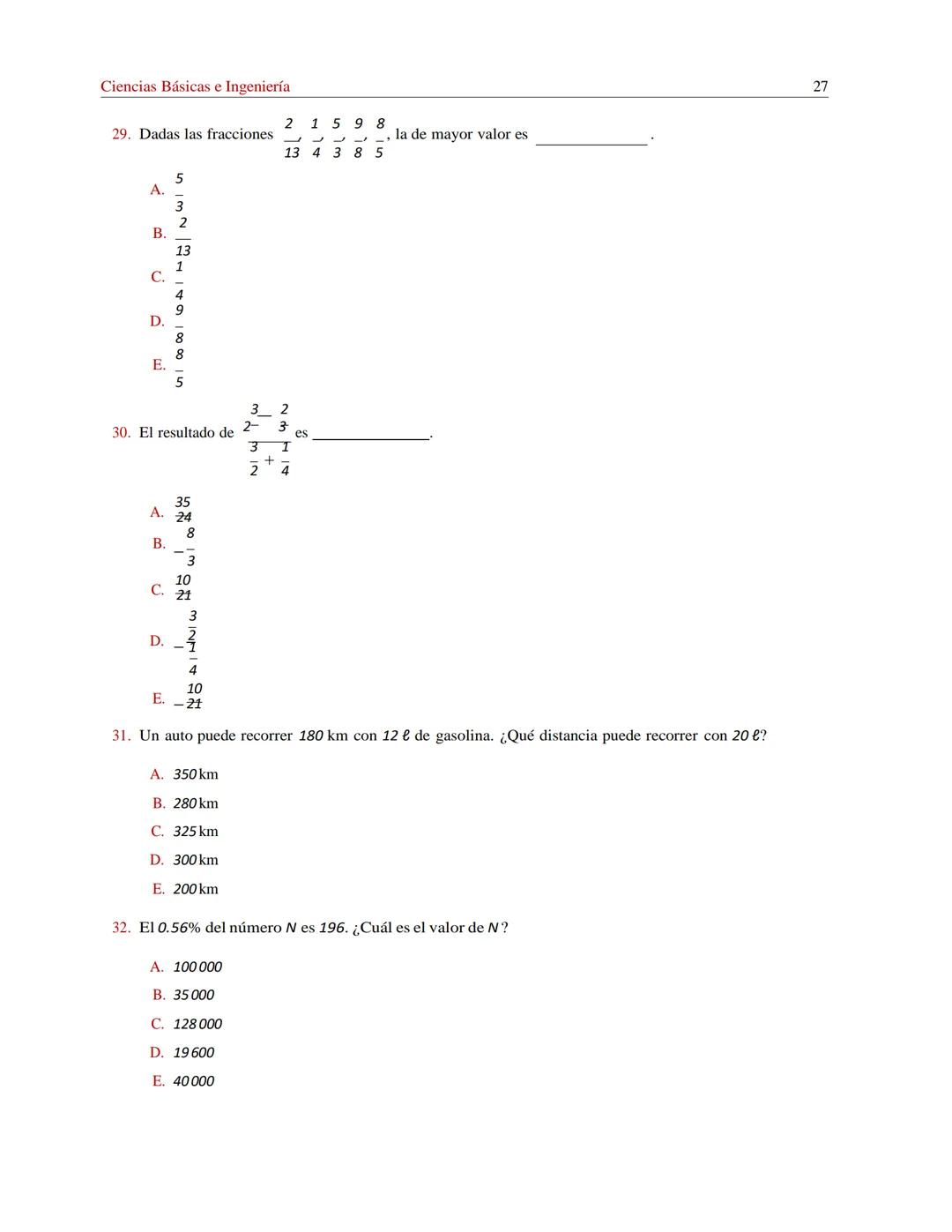 Guía de estudio
para el examen
de selección
División de Ciencias Básicas e Ingeniería
uam
Colección Guías de Estudio # Prólogo
Esta guía s