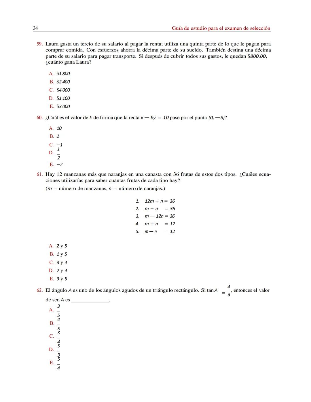 Guía de estudio
para el examen
de selección
División de Ciencias Básicas e Ingeniería
uam
Colección Guías de Estudio # Prólogo
Esta guía s