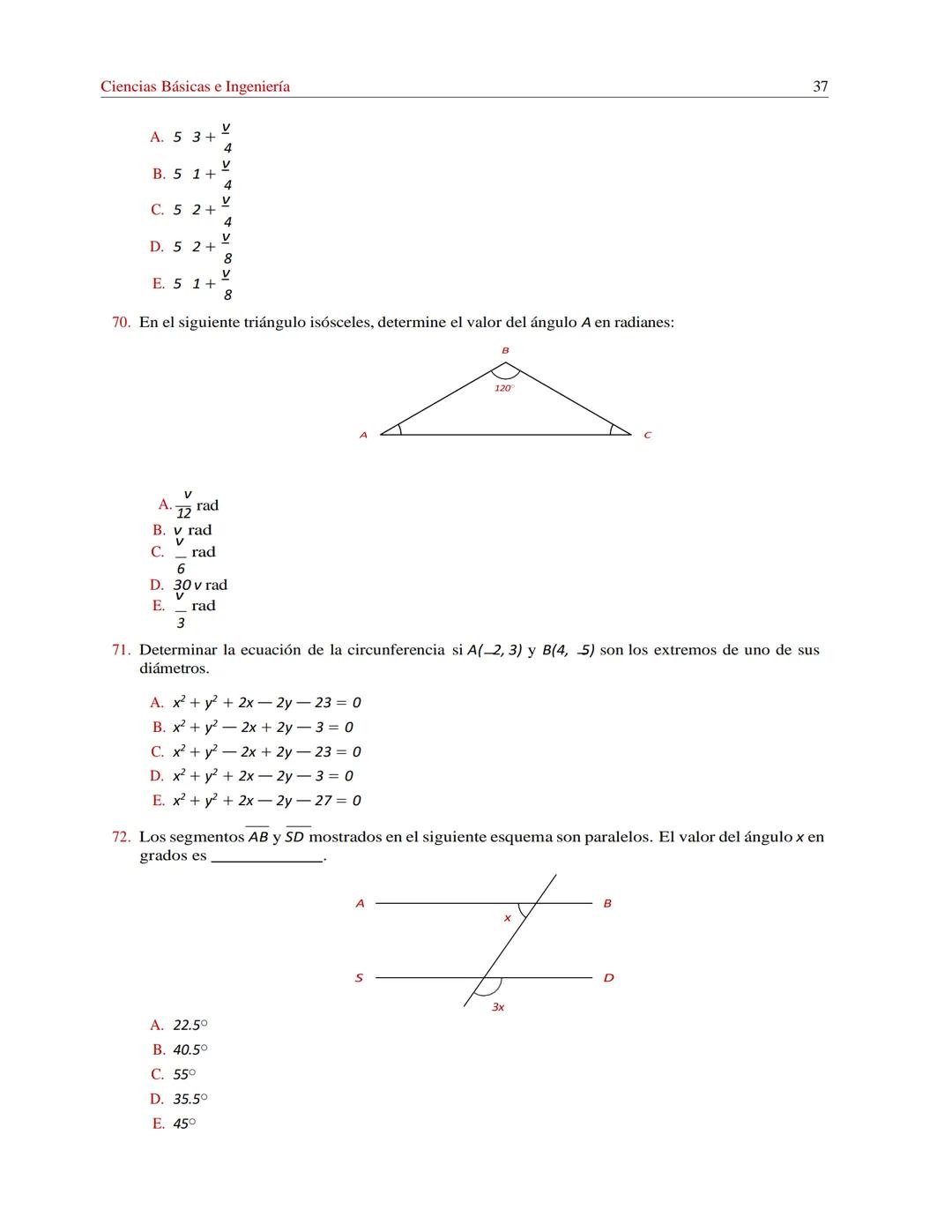 Guía de estudio
para el examen
de selección
División de Ciencias Básicas e Ingeniería
uam
Colección Guías de Estudio # Prólogo
Esta guía s