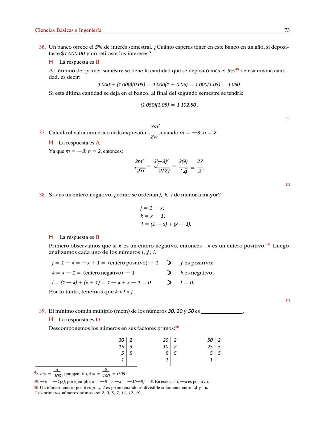 Guía de estudio
para el examen
de selección
División de Ciencias Básicas e Ingeniería
uam
Colección Guías de Estudio # Prólogo
Esta guía s