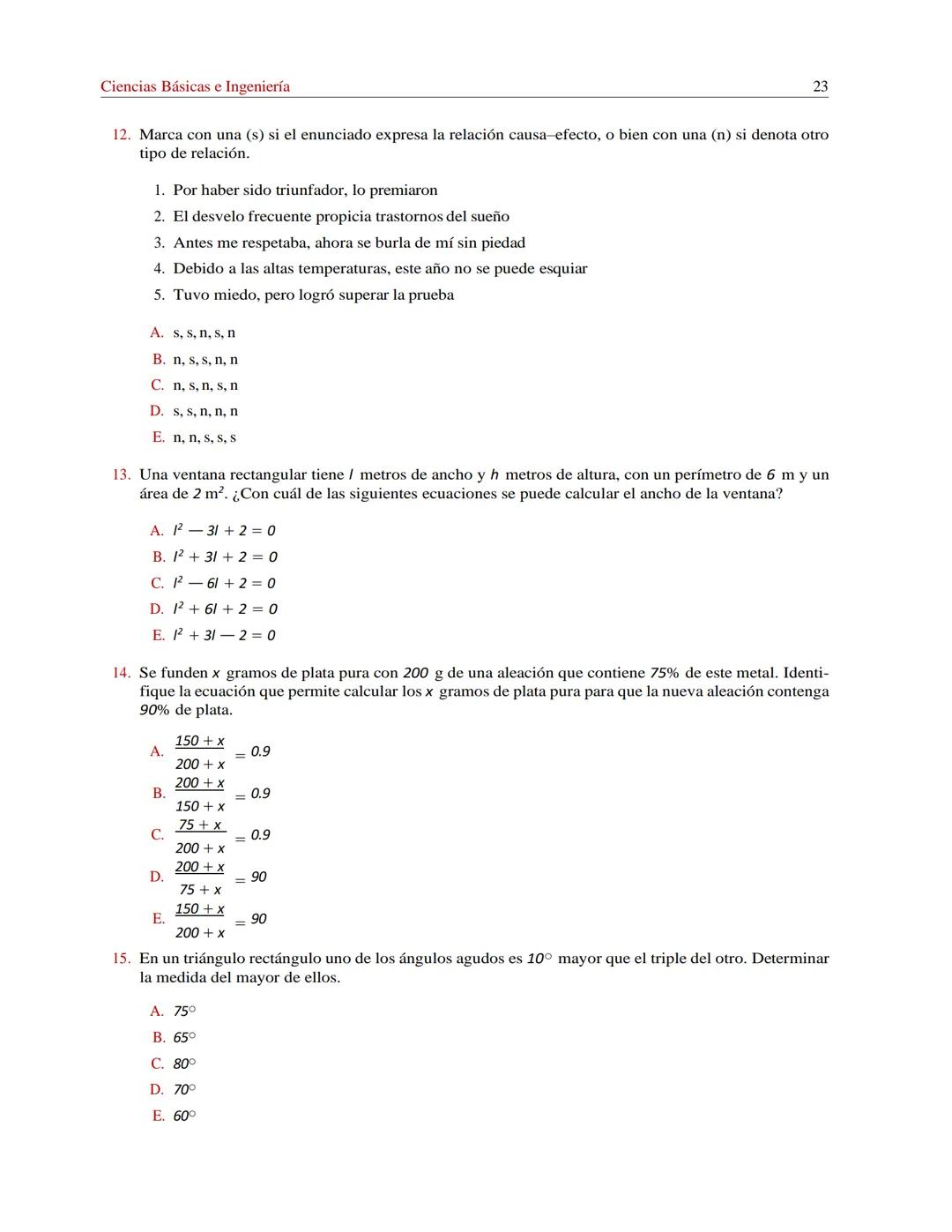 Guía de estudio
para el examen
de selección
División de Ciencias Básicas e Ingeniería
uam
Colección Guías de Estudio # Prólogo
Esta guía s