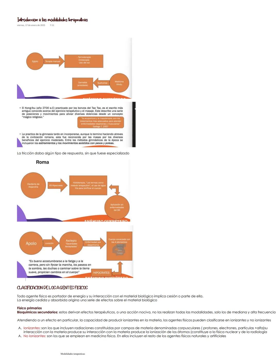 Introduccion a las modalidades terapeuticas
de enero de 2025 7:11
El Kong-fou (año 2700 a.C) practicado por los bonzos del Tao Tse, es el e