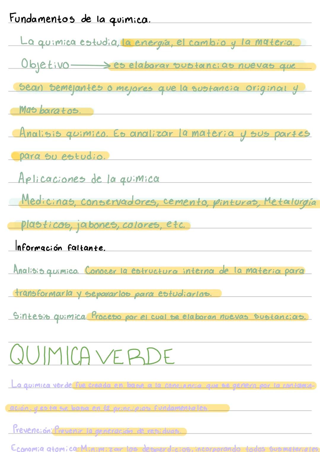 Fundamentos de la quimica.
La quimica estudia, la energía, el cambio y la materia.
Objetivo es elaborar sustancias nuevas que
Sean semej