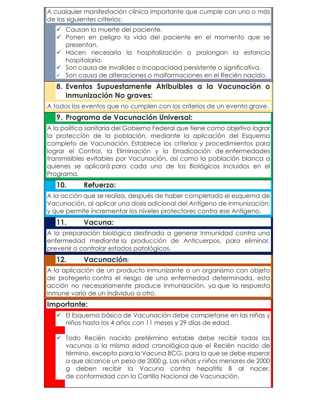ESQUEMA NACIONAL DE VACUNACIÓN
1. Nombre de norma oficial mexicana de la vacunación:
PROYECTO de Norma Oficial Mexicana PROY-NOM-036-SSA2-