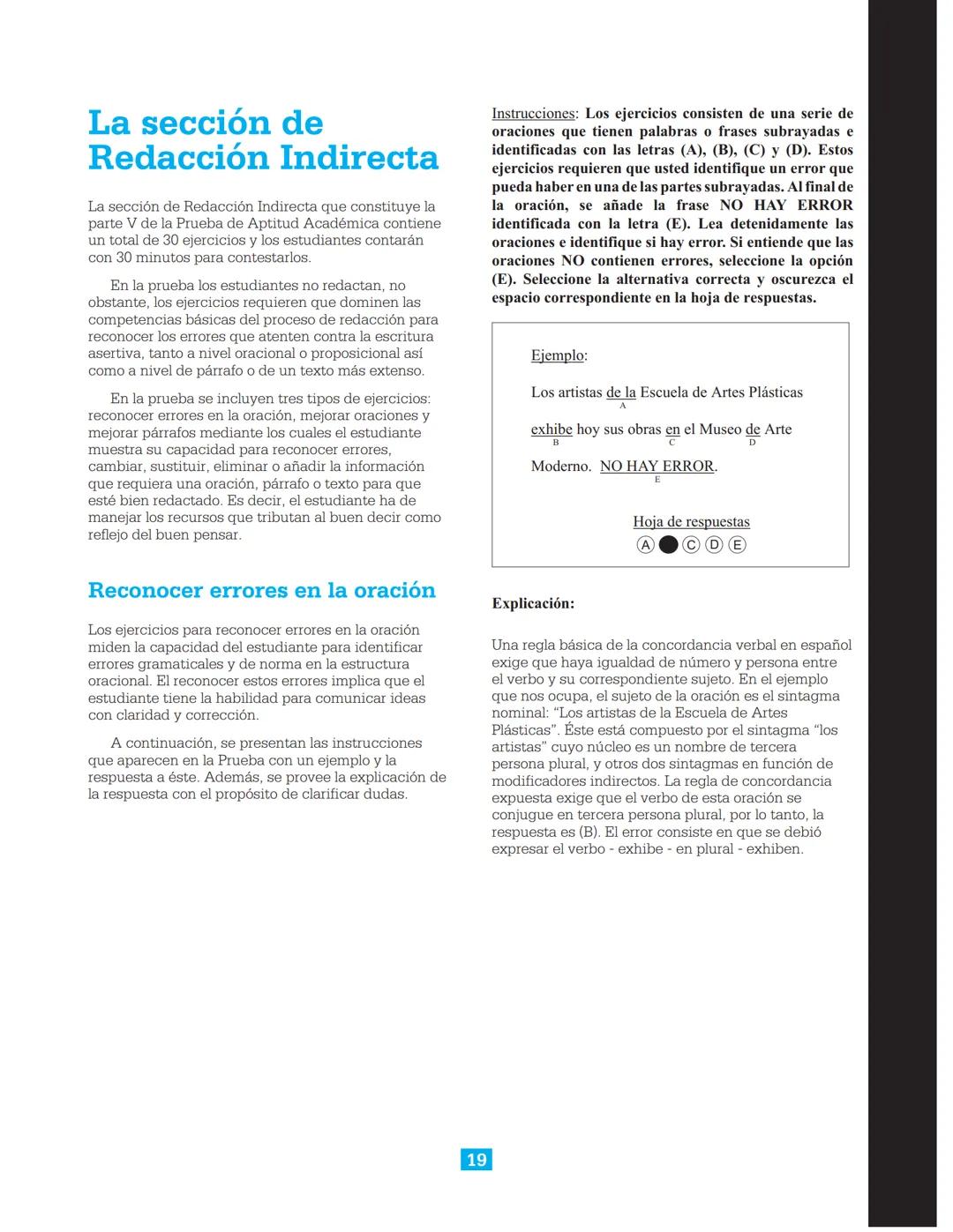CollegeBoard
Guía de estudio para presentar la
Prueba de Aptitud Académica
Incluye:
► Descripción de la prueba
► Sugerencias para contes