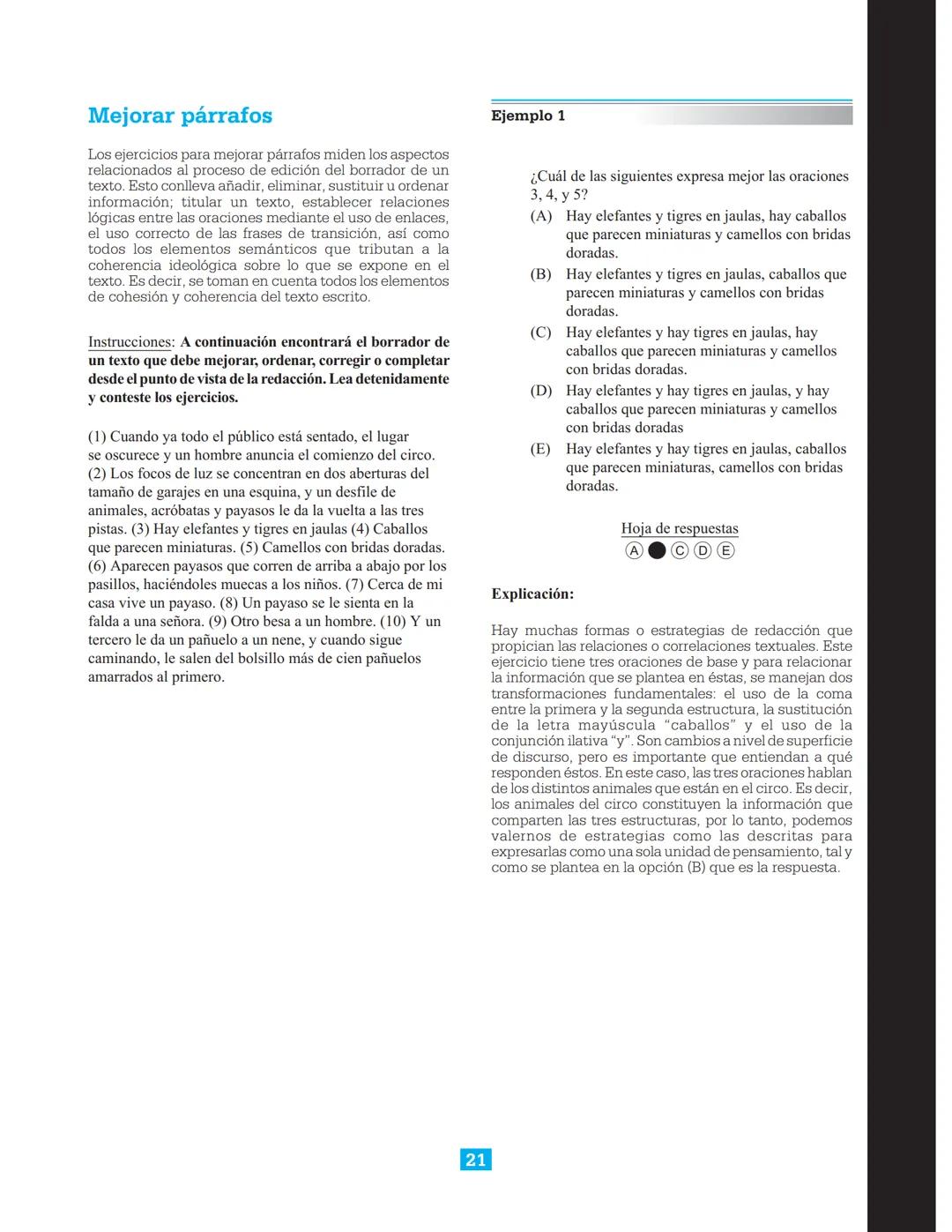CollegeBoard
Guía de estudio para presentar la
Prueba de Aptitud Académica
Incluye:
► Descripción de la prueba
► Sugerencias para contes