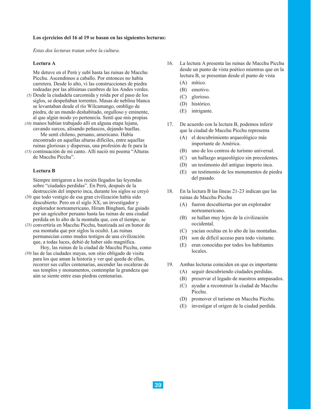 CollegeBoard
Guía de estudio para presentar la
Prueba de Aptitud Académica
Incluye:
► Descripción de la prueba
► Sugerencias para contes