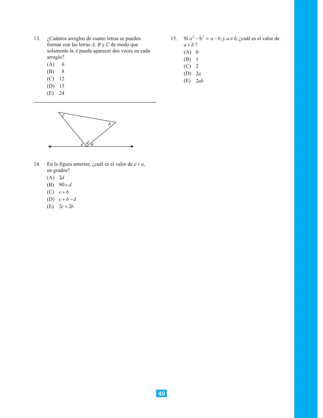 CollegeBoard
Guía de estudio para presentar la
Prueba de Aptitud Académica
Incluye:
► Descripción de la prueba
► Sugerencias para contes