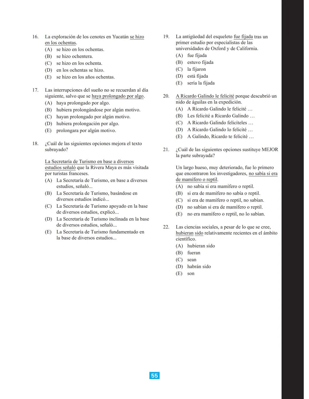 CollegeBoard
Guía de estudio para presentar la
Prueba de Aptitud Académica
Incluye:
► Descripción de la prueba
► Sugerencias para contes
