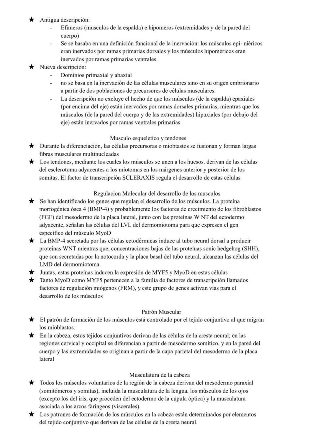 # Sistema muscular
- Se desarrolla a partir de la capa germinal mesodérmica y está formado por músculo
cardíaco, liso y esquelético.
- El m