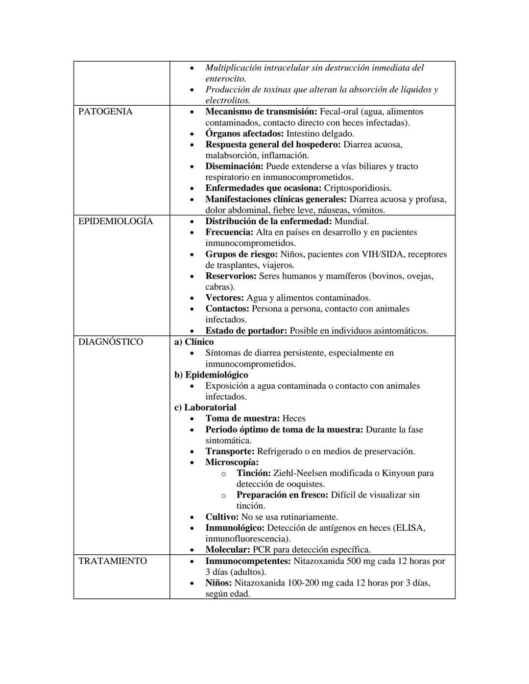 PARÁSITOS INTESTINALES
1.AMIBAS
CARACTERÍSTICAS
GENERALES
ENTAMOEBA HISTOLYTICA
a) Características morfológicas:
* Tamaño y forma: