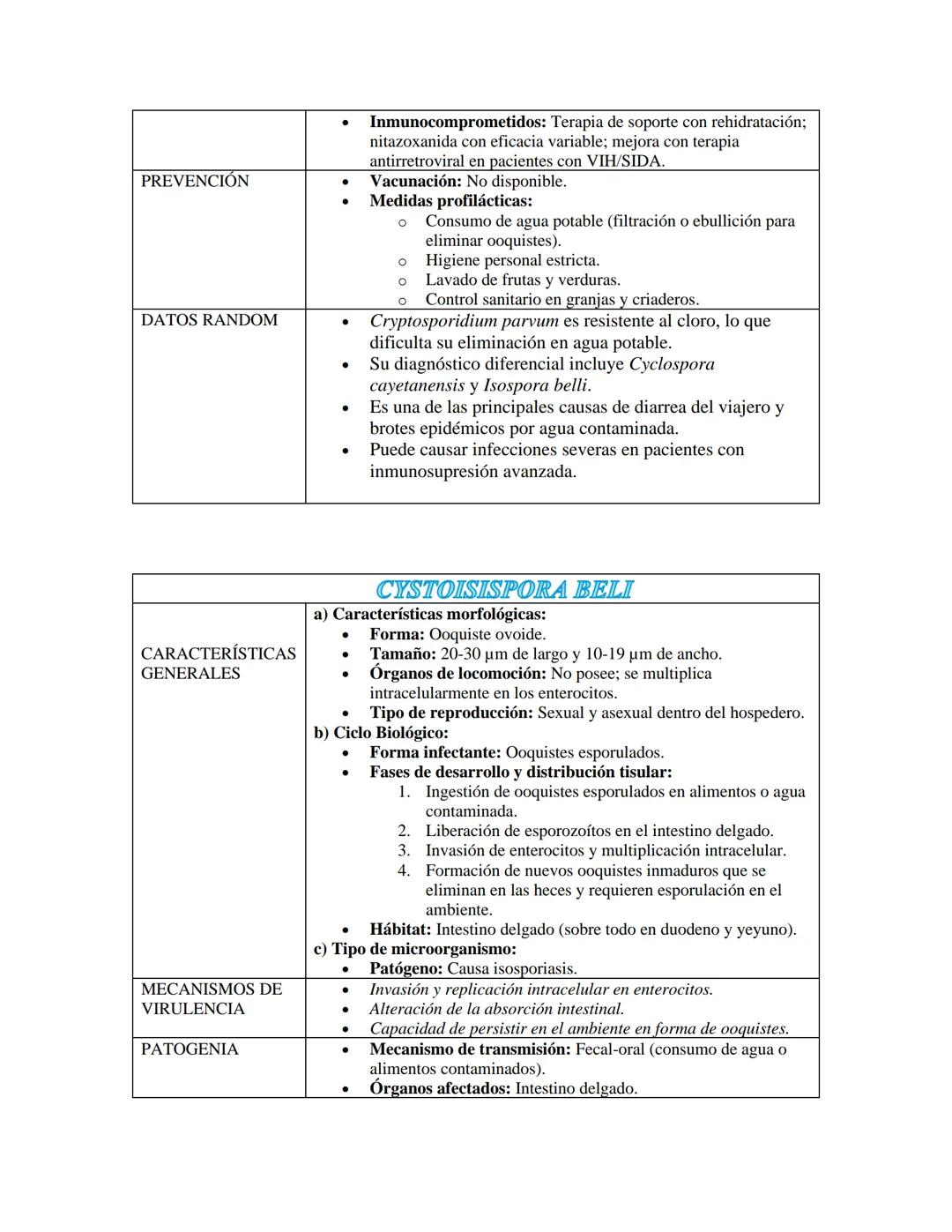 PARÁSITOS INTESTINALES
1.AMIBAS
CARACTERÍSTICAS
GENERALES
ENTAMOEBA HISTOLYTICA
a) Características morfológicas:
* Tamaño y forma: