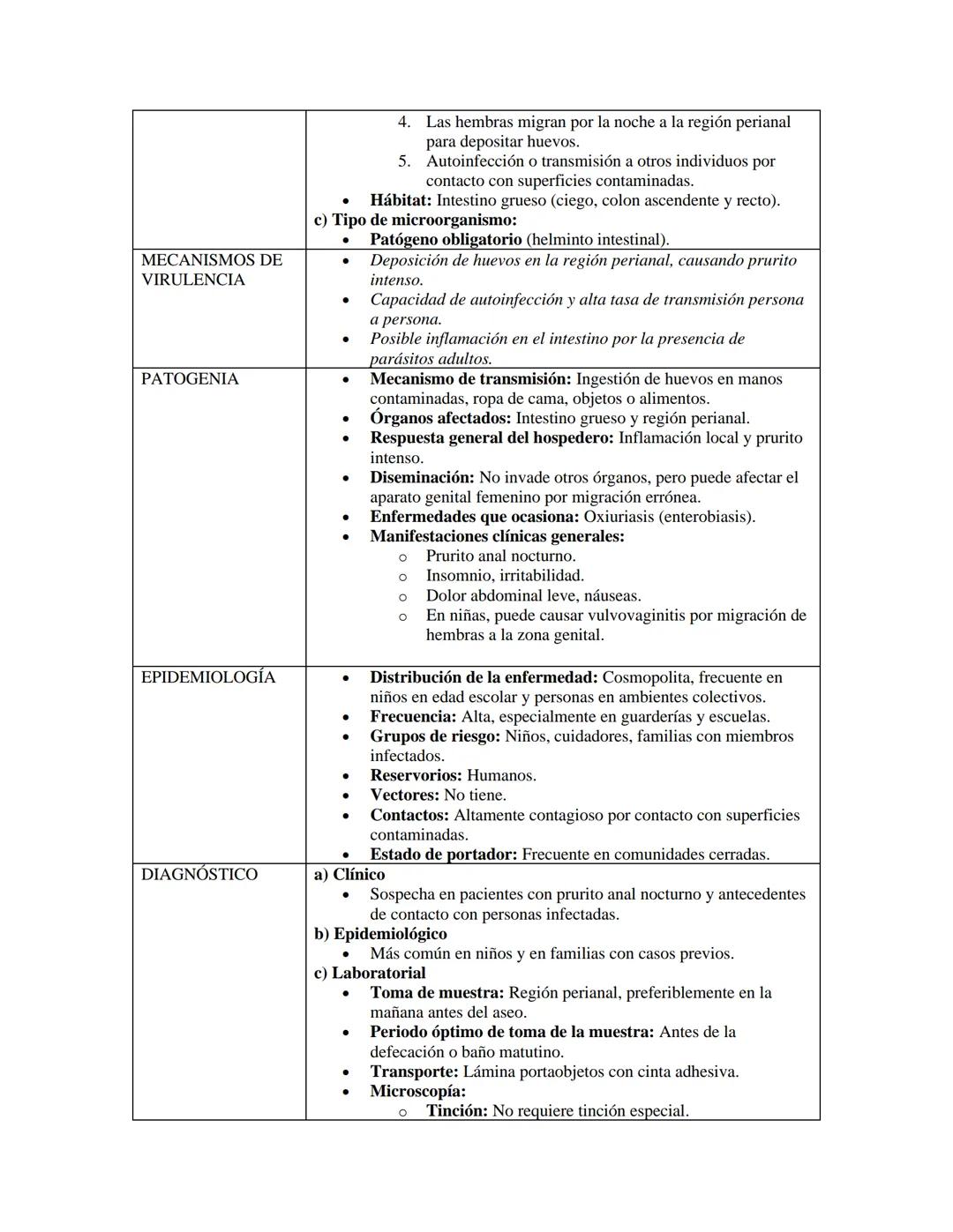 PARÁSITOS INTESTINALES
1.AMIBAS
CARACTERÍSTICAS
GENERALES
ENTAMOEBA HISTOLYTICA
a) Características morfológicas:
* Tamaño y forma: