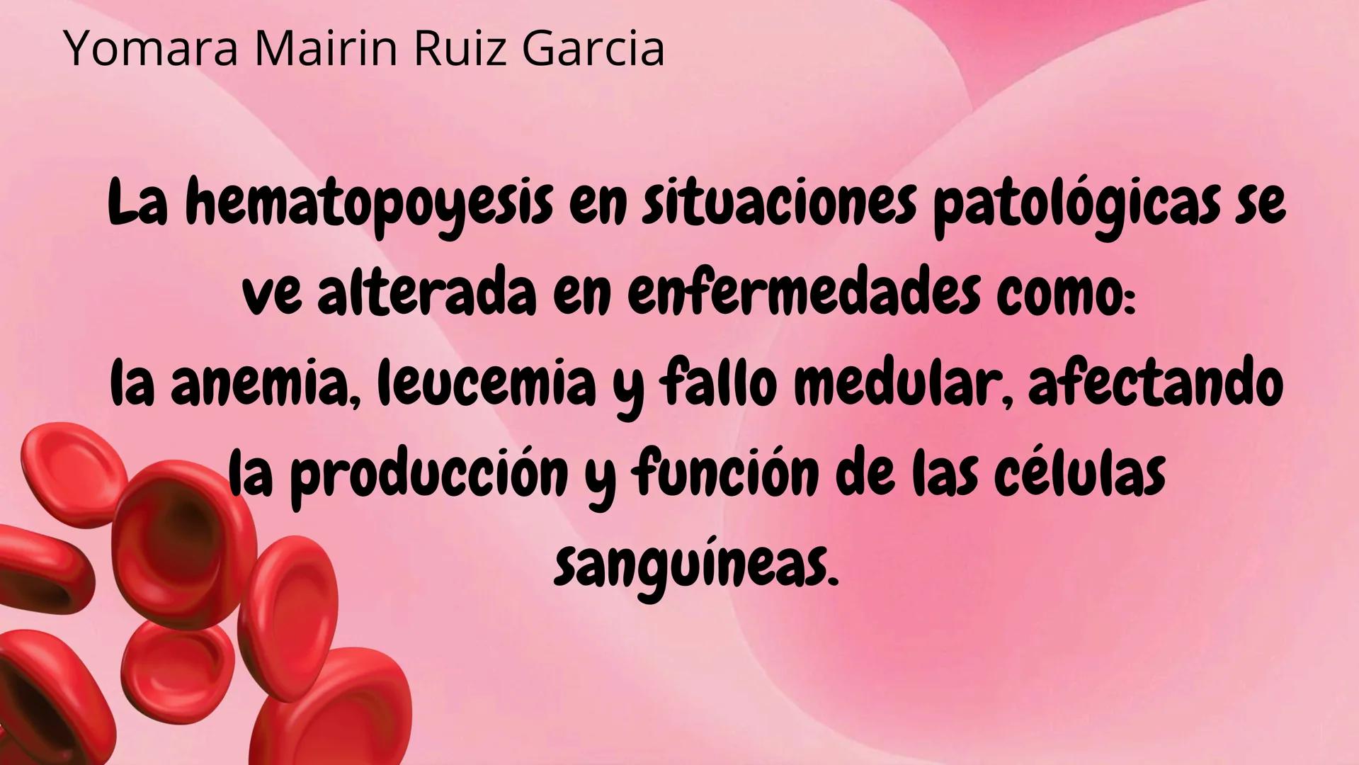 # HEMATOPOYESIS
EQUIPO #3 # Chelssy Janeth Cisneros Rodriguez
¿Qué es la
Hematopoyesis? Chelssy Janeth Cisneros Rodriguez
¿Qué es la Hema