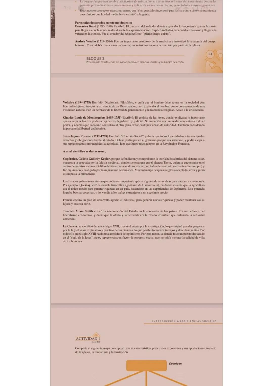 7. Explica que es el arte para ti.
INTRODUCCIÓN A LAS
ES
12/165
Desarrollo
Construcción de conocimientos en ciencias sociales.
¿Cómo s