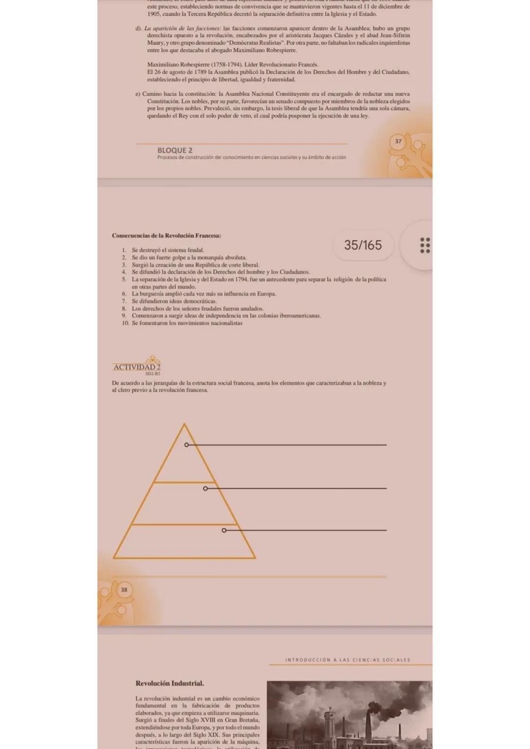 7. Explica que es el arte para ti.
INTRODUCCIÓN A LAS
ES
12/165
Desarrollo
Construcción de conocimientos en ciencias sociales.
¿Cómo s