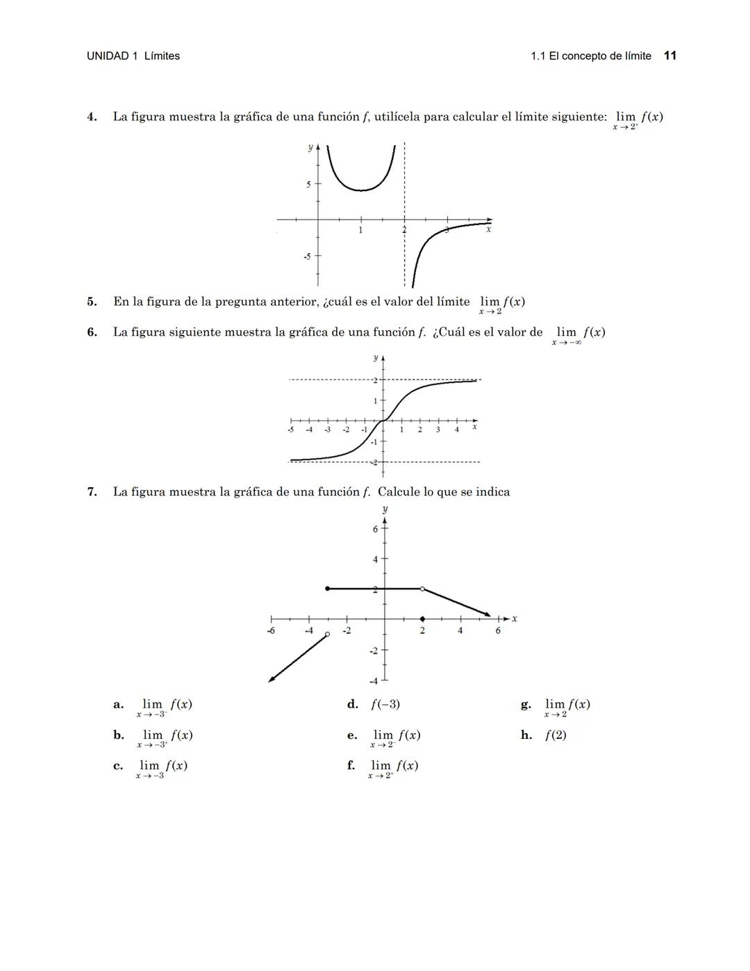 --- OCR Start ---
UNIDAD 1 Límites
1.1
El concepto de límite
1.1 El concepto de límite
1
INTRODUCCIÓN
En la matemática actual, el estudio de