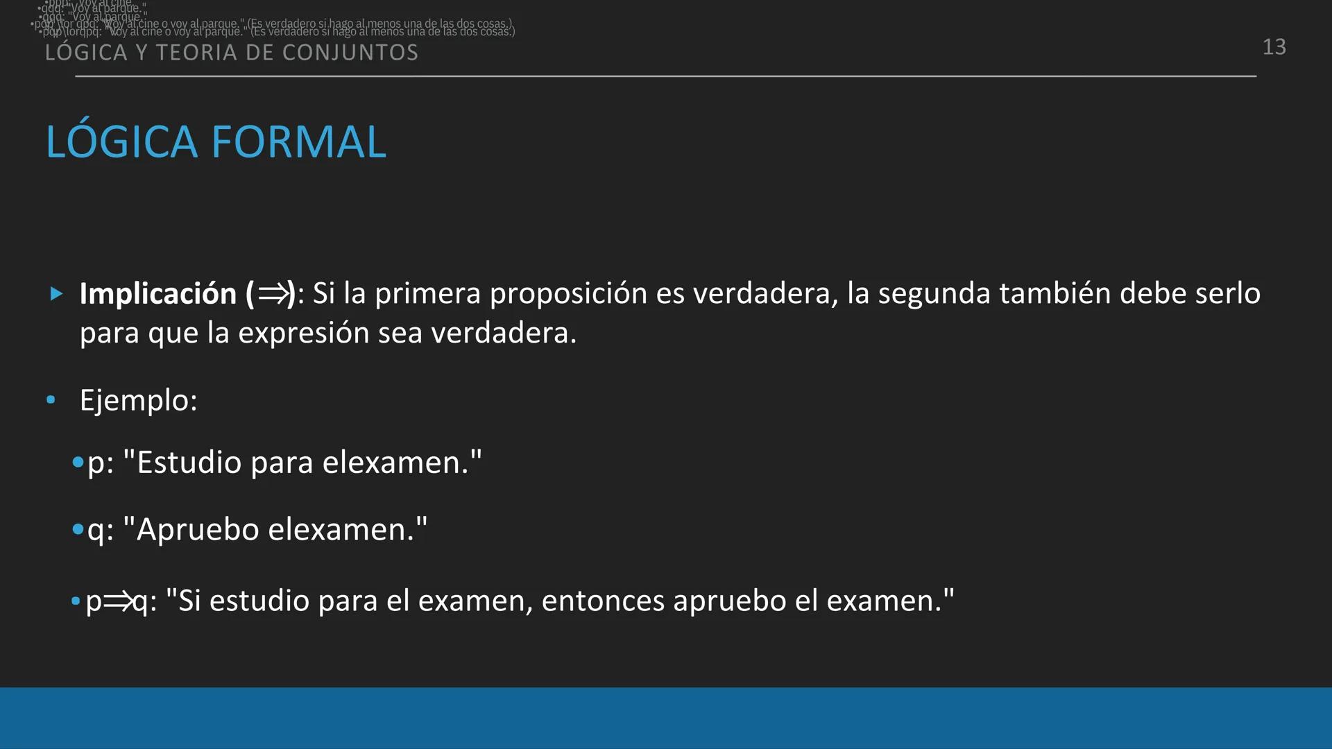 LÓGICA Y TEORIA DE CONJUNTOS
¿QUÉ ES LA LOGICA?
1
La lógica, en su esencia, se adentra en el análisis y la comprensión de cómo nuestro
pe