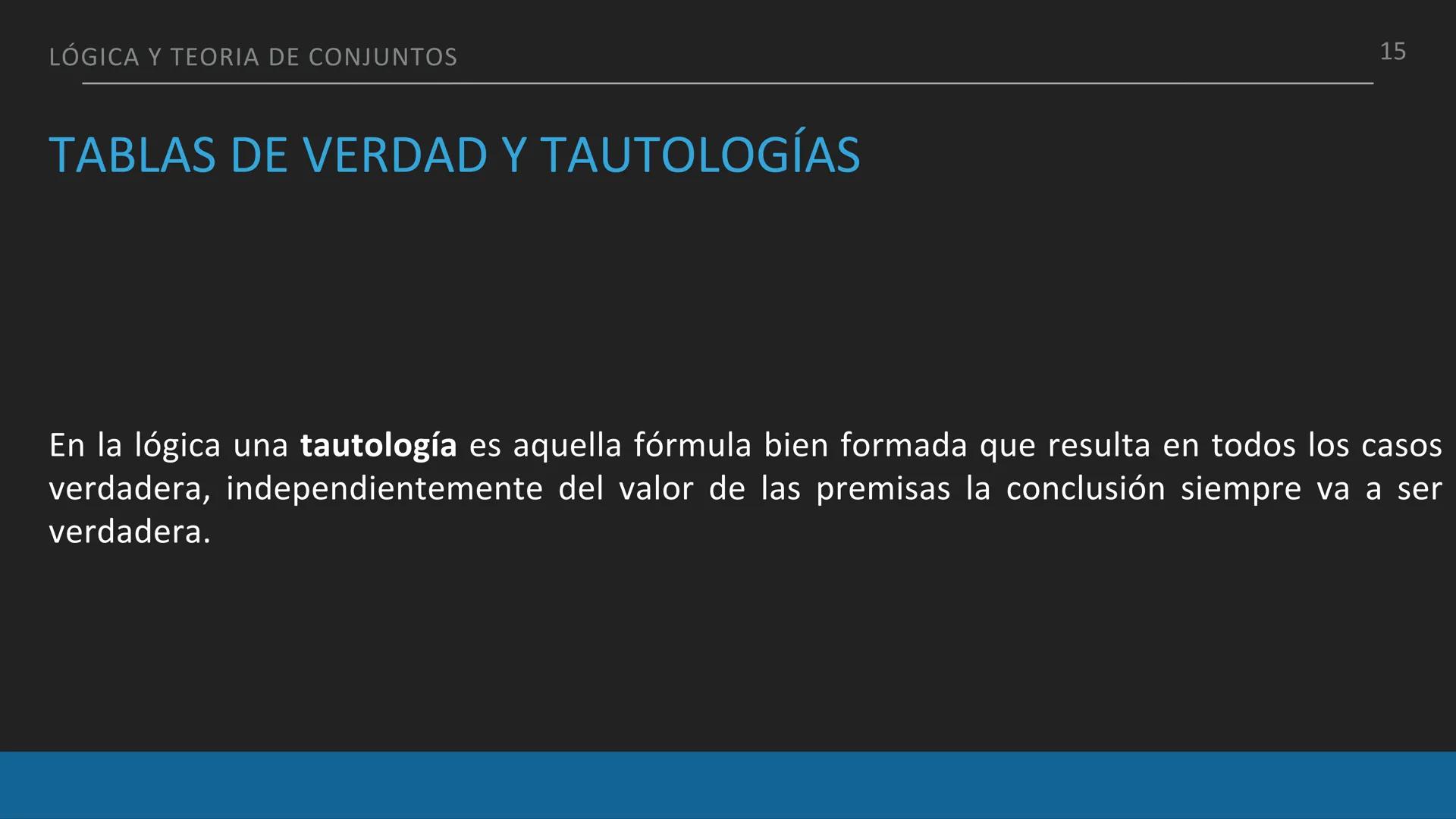 LÓGICA Y TEORIA DE CONJUNTOS
¿QUÉ ES LA LOGICA?
1
La lógica, en su esencia, se adentra en el análisis y la comprensión de cómo nuestro
pe